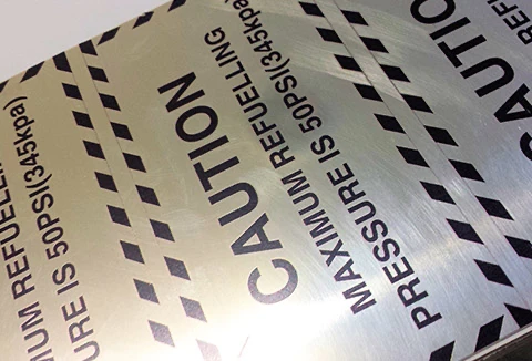 Aluminum Engraving Etching