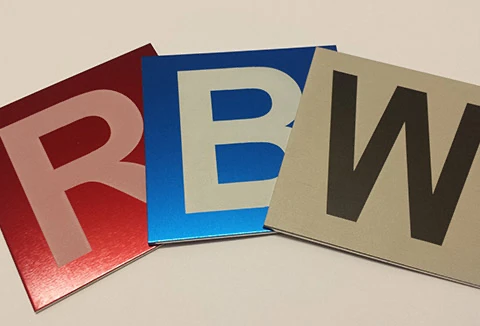 Aluminum Engraving Etching