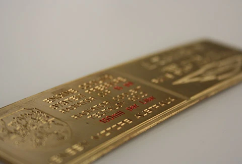 Engraving brass