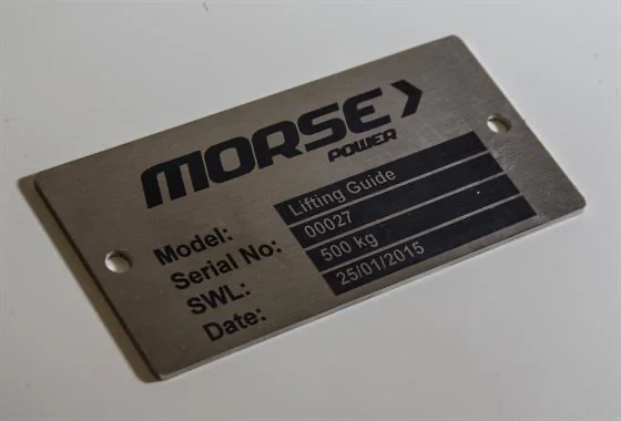 Compliance / Builders ID Plates