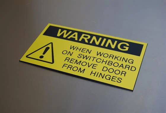 Electrical Switchboard Labels