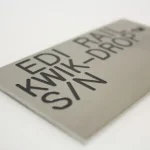 Stainless Steel CNC engraved23